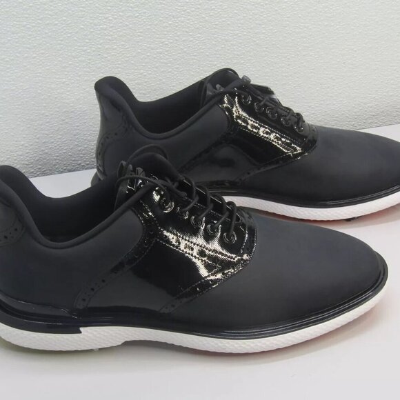 NEW G/FORE Men\'s Gallivan 2R G/Lock Saddle Golf Shoes Black Size 15